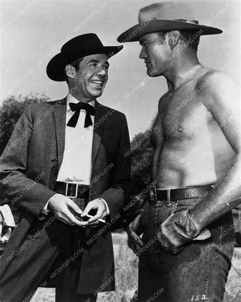 Photo Shirtless Chuck Connors Western Tv Show The Rifleman