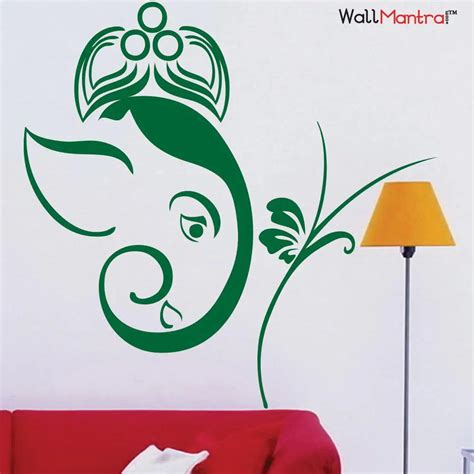 Creative Ganesha Wall Sticker Wallmantra