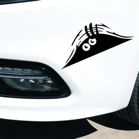 2020 New Funny Car Sticker Peeking Monster Voyeur Car Hoods Trunk