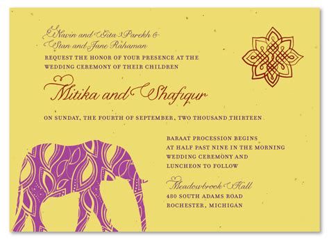 26 Wording Samples Hindu Indian Wedding Reception Invitation Card