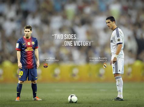 Cristiano Ronaldo Und Messi 2014 Hd Desktop Hintergrund Widescreen