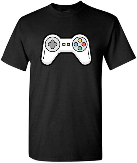 Video Game Controller T Shirt Black Amazonca Clothing And Accessories