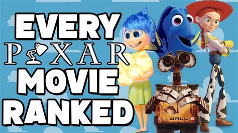 Every Pixar Movie Ranked Youtube