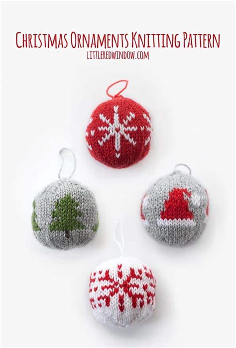 If the inspiration for your next project revolves around a holiday, then this is the category for you! Knit Christmas Ornament Knitting Pattern - Little Red Window