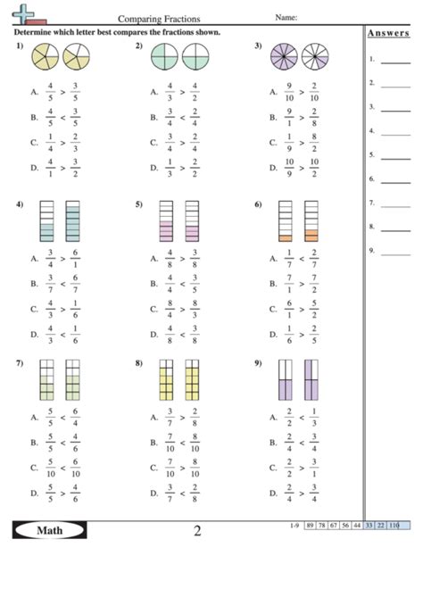 Some of the worksheets displayed are meiosis and mitosis answers work, biology 1 work i selected answers, chromosome mitosis meiosis review, multiple choice review mitosis meiosis, answer key for meiosis work, meiosis matching work, 013368718x ch11 159 178, chapter 13 meiosis and. Comparing Visual Fractions (Multiple Choice) Worksheet ...