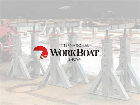 Naval Tecno Sud Boat Stand At The International Work Boat Show In New