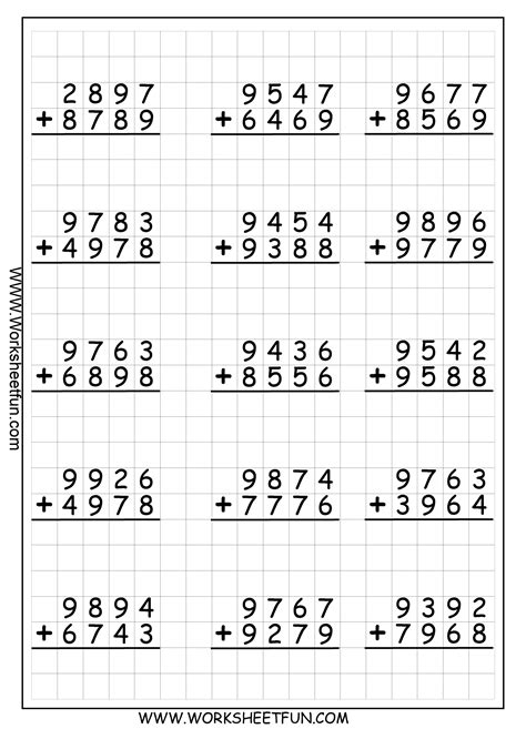 This page contains handful of printable calculus worksheets to review the basic concepts in finding derivatives and integration. 11 Best Images of Hard Math Worksheets Addition - Addition with Regrouping Worksheets, Math ...