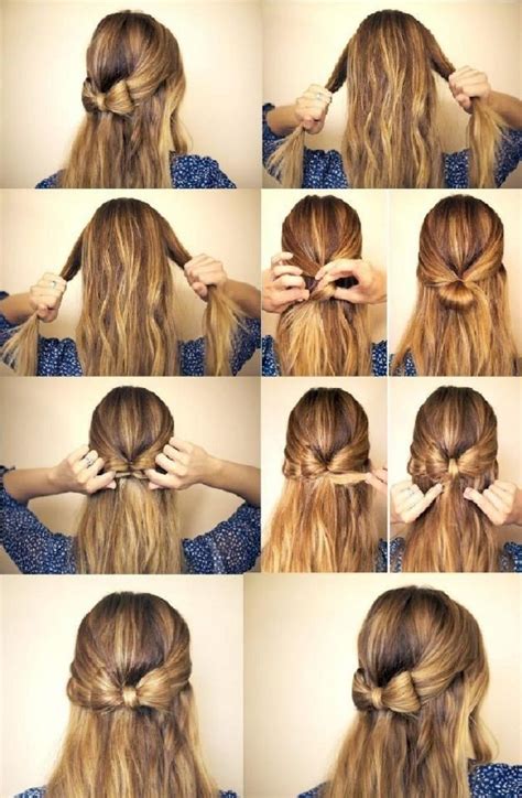 Secure your braids with an elastic to create a ponytail. Fashionable Half-up Half-down Hairstyles & Hair Tutorials ...