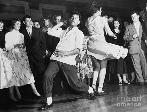Teenagers Dancing To Rock And Roll Photograph By Bettmann Fine Art