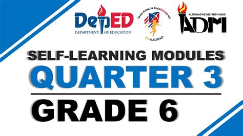 Quarter 3 Grade 6 Slm Self Learning Modules Youtube