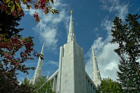 Portland Oregon Lds Temple By Nick Boren Redbubble