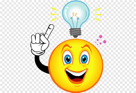 Incandescent Light Bulb Smiley Emoticon Surprise Lamp Light Png Pngegg