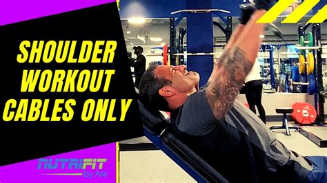 Shoulder Workout Cables Only Youtube