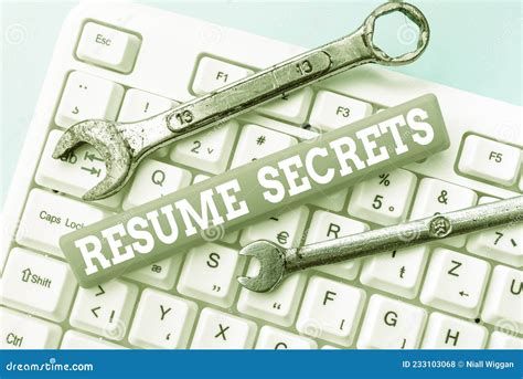 Writing Displaying Text Resume Secrets. Business Overview Tips on
