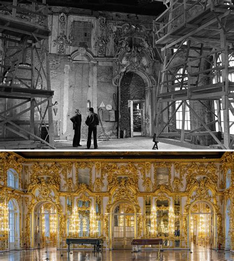 Before And After St Petersburg Palaces Destroyed By The Nazis Photos