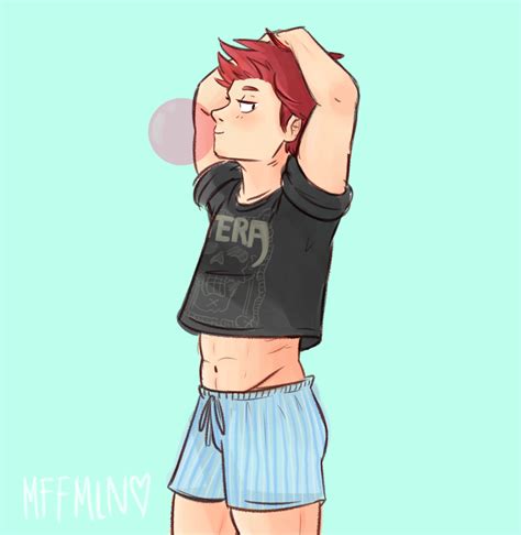 Anime Boy With Crop Top