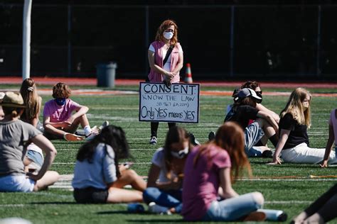 At Los Gatos High School Students Rally Over Sexual Assault Allegations