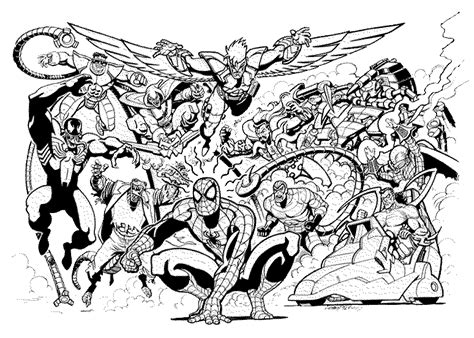 His main ability is to create a web, bind enemies with it and move around the city at high speed. Venom Vs Spiderman Coloring Pages - Coloring Home