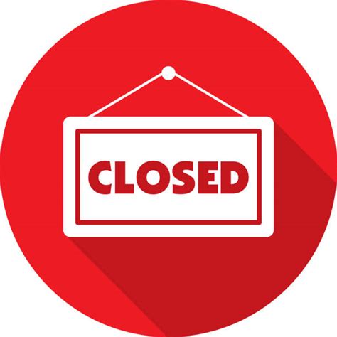 Closed Sign Illustrations Royalty Free Vector Graphics
