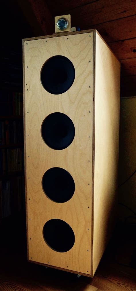 Diy Open Baffle 4 X Monacor Sp 2058 Pyle Pdbt35 Diy Speakers