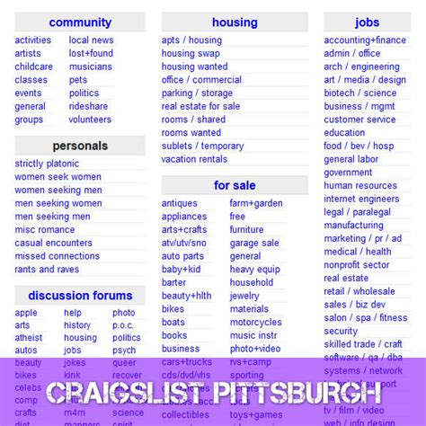 Craigslist Of Pittsburgh