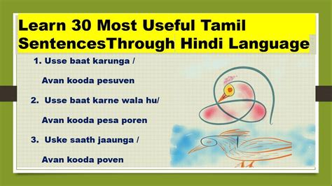 Learn Tamil 30 Most Useful Tamil Sentences For Daily Use Youtube