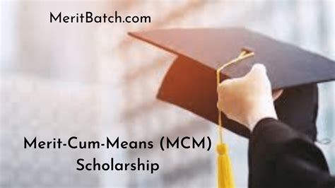 Merit Cum Means Mcm Scholarship 2022 23 Scholarship List