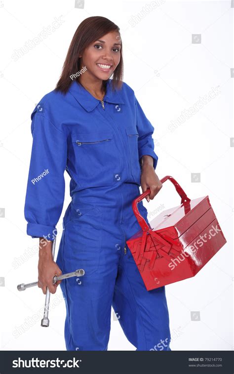 Black Female Mechanic Stock Photo 79214770 Shutterstock