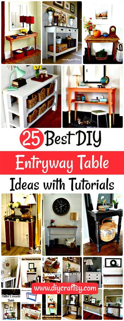 25 Best Diy Entryway Table Ideas With Tutorials Page 2 Of 3 Diy