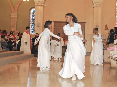 Praise Dancers Holy Spirit Catholic Church Cleveland Ohio