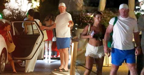 Coleen Rooney Puts Rebekah Vardy Trial Behind Her As She Parties With Husband Wayne On Ibiza
