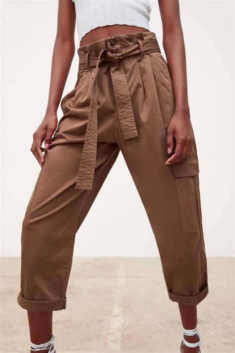 CARGO PANTS WITH BELT - View all-PANTS-WOMAN | ZARA United ...