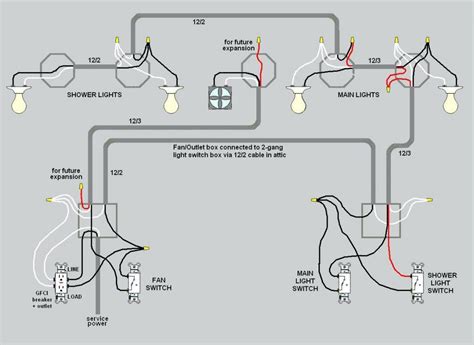 Configuring the light to work on its own switch allows you to use a home. Wiring Lights And Outlets On Same Circuit Diagram Basement ...