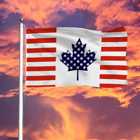 Ertutuyi Flag States Flag Decoration Canadian Combination America Usa