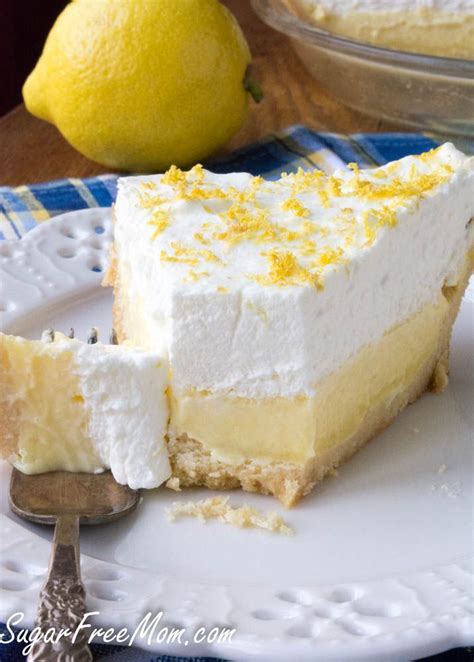 These sugar free desserts are so rich and flavorful that you won't even know that there's no sugar added! Sugar-Free Lemon Cream Pie | Recipe | Sugar free baking ...