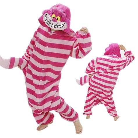 Cheshire Cat Onesie Pajamas for Adult Animal Onesies Cosplay Halloween