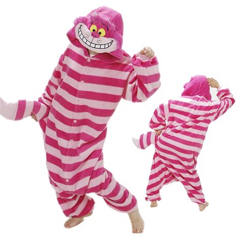 Cheshire Cat Onesie Pajamas For Adult Animal Onesies Cosplay Halloween