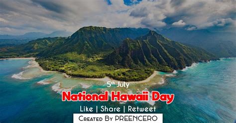 National Hawaii Day National Hawaii Graphic Design
