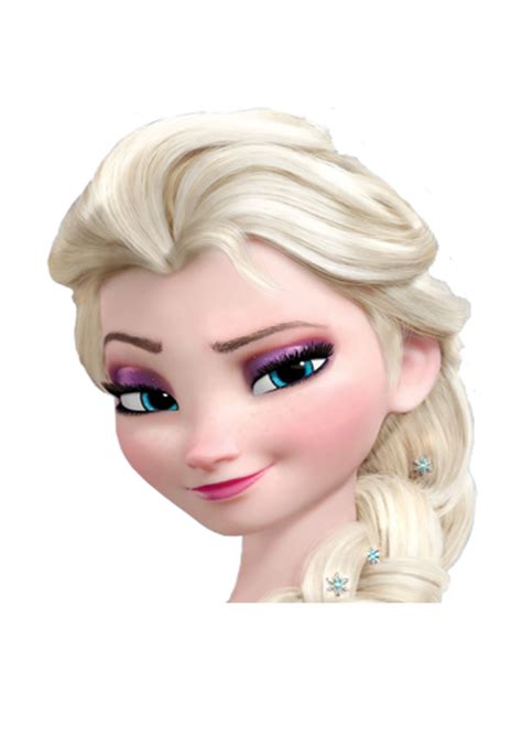 Elsa Face Template