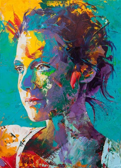 Contemporary Abstract Portrait Abstract Contemporary Portrait Porträtmalerei Abstraktes
