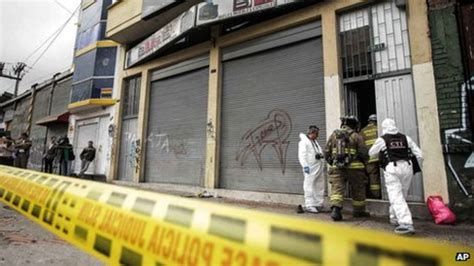 Colombia Bar Victims Suffocated In Bogota Nightclub Bbc News