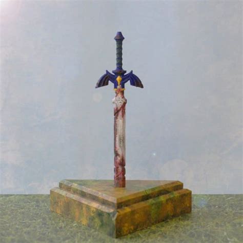 rusted master sword miniature prop the legend of zelda i want that master sword legend of