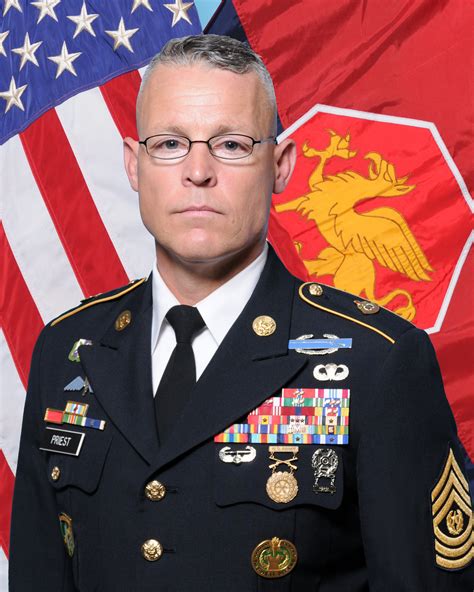 Command Sergeant Major Robert T Priest Us Army Reserve Article View