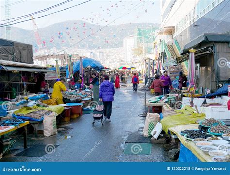 Jagalchi Fish Market Busan South Korea Editorial Stock Photo Image