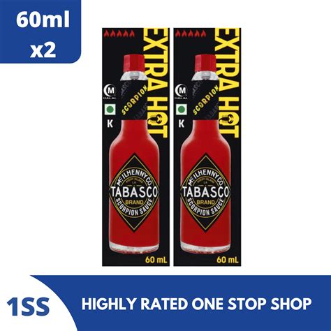 Tabasco Scorpion Sauce Extra Hot 60ml X 2 Lazada PH