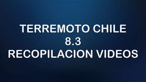 Последние твиты от terremoto chile (@terremotochile). Terremoto en Chile 8.3 / Earthquake in Chile 16 sep 2015 ...