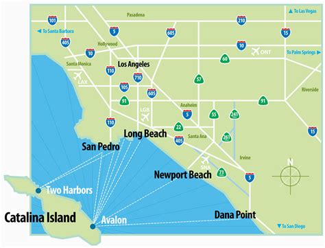 Catalina Island Tourist Map