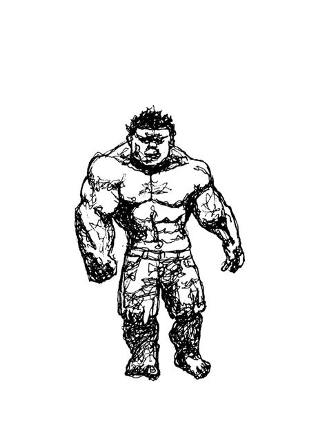 Hulk Sketch By Mattmagargee On Deviantart