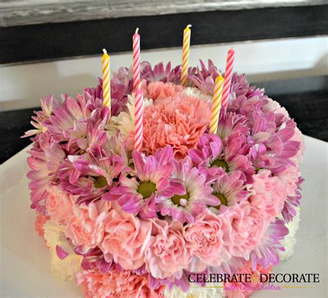 Check out our new mini cake explosion boxes and mini cake variety packs How to Make a Floral Birthday Cake - Celebrate & Decorate