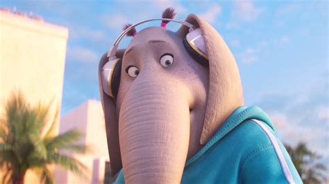 Meena The Elephant From Sing Official Cardboard Cutout Standee